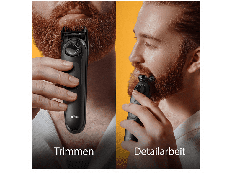Barbero - Braun Series 5 BT5420, Recortadora De Barba, 40 Ajustes de longitud, 4 Accesorios, 100 min autonomía