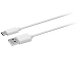 Cable USB - OK OZB-543, De USB a USB Tipo-C, Pack de 3, Tamaños diferentes, Blanco