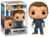 Figura - Funko POP! Owen Grady, Jurassic World: Dominion, 9.5 cm, Vinilo, Multicolor