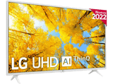 TV LED 43 - LG 43UQ76906LE, UHD 4K, Procesador Inteligente α5 Gen5 AI Processor 4K, Smart TV, DVB-T2 (H.265), Blanco