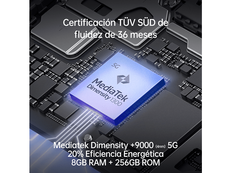 Móvil - OPPO Find N2 Flip, Astral Black, 256GB, 8GB RAM, 6.8 FHD+, Plegable, Cámara 50+8MP, 4300mAh, Dual Nano SIM