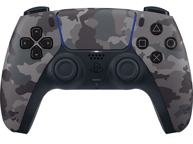 Mando - Sony DualSense Grey Camuflaje, PlayStation 5, Inalámbrica, Gris/camuflaje