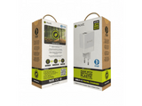 Cargador - Muvit MCACC0022, Universal, USB 12W+1 Tipo C PD 45W, 50/60Hz, Blanco