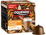 Cápsulas monodosis - Oquendo Cappuccino Clásico, 12 Cápsulas, Con sabor a chocolate