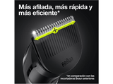 Barbero - Braun MGK5380, Recortadora de barba y rasuradora Corporal, 13 longitudes, Kit de viaje cuidado facial King C Gillette