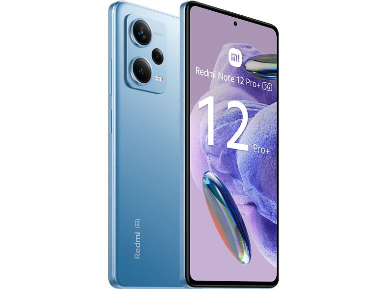 Móvil - Xiaomi Redmi Note 12 Pro + 5G, 256 GB, Azul, 8 GB RAM, 6.67 AMOLED FHD+ 120Hz, MediaTek Dimensity 1080 2,6 Ghz, 5000 mAh, Android