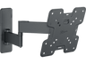 Soporte TV - Vogels TVM 1249, 19"-43", Doble brazo, Giratorio 180º, VESA 75 mm x 75 mm-200 mm x 200 mm, Negro