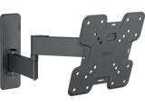 Soporte TV - Vogels TVM 1249, 19-43, Doble brazo, Giratorio 180º, VESA 75 mm x 75 mm-200 mm x 200 mm, Negro