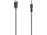 Cable audio - Hama 00200729, 0.75 m, USB-C, Jack de 3.5 mm, Transmisión HiFi, Negro