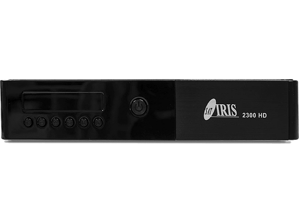 Receptor satélite - IRIS 2300HD, Wifi, USB, Negro