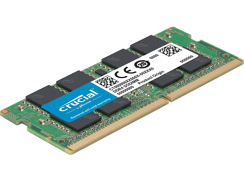 Memoria RAM - Crucial CT8G4SFRA32A, DDR4, 3200 MHz, 8 GB, Verde