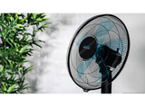 Ventilador de pie - Cecotec EnergySilence 520 Power Black, 50 W, 5 Velocidades, Negro metalizado
