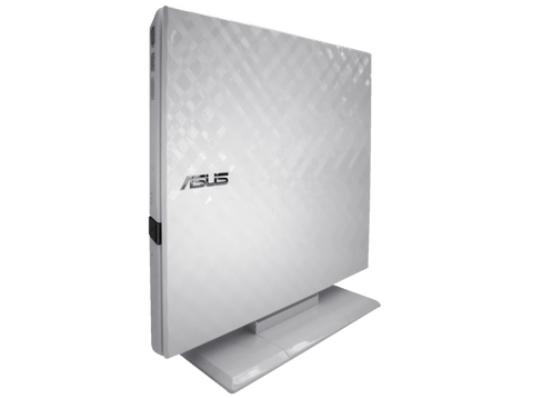 Grabadora de DVD - ASUS SDRW-08D2S-U, Slim retail, Externa, Windows y Mac OS, blanco