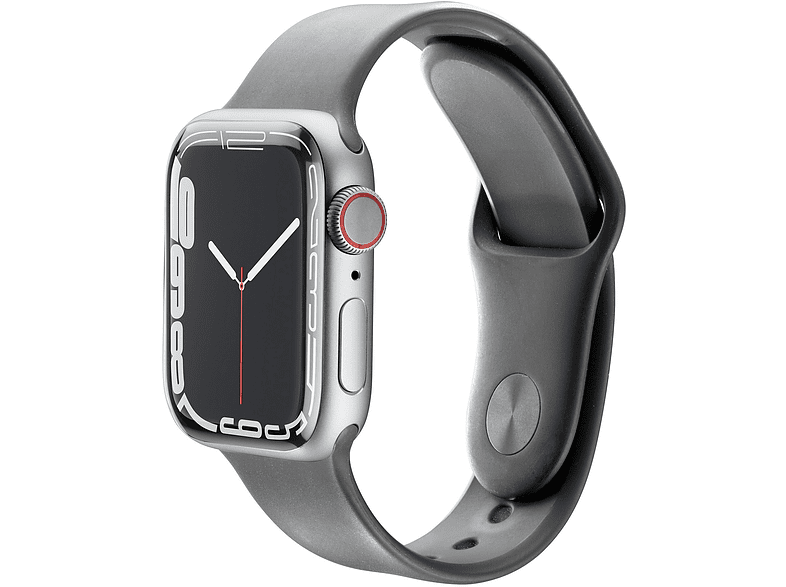 Protector pantalla - Cellular Line Impact Glass Watch, Para Apple Watch, 41 mm, Cristal híbrido, Transparente