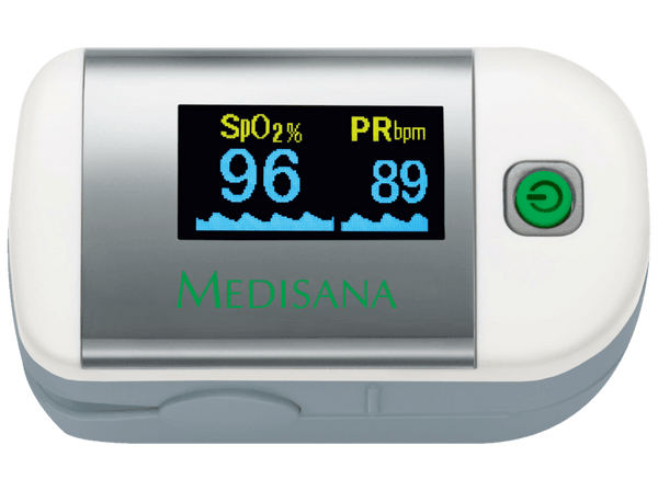 Pulsioxímetro - Medisana PM 100 Connect Mide la saturación de oxigeno en sangre y el ritmo