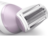 Afeitadora femenina - Philips BRL136/00, Apta para zonas sensibles, Uso en seco y humedo, Más de 4 accesorios, Rosa