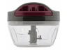 Picadora - Jata AC57, Pica y bate manual, 300 ml, Libre BPA, Gris y granate