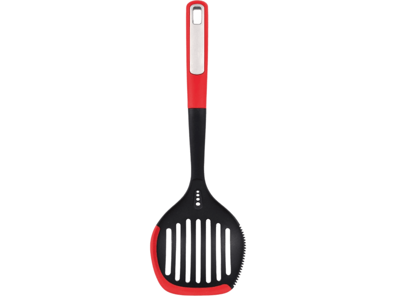 Bergner BG-38874-RD Mars Espumadera Nylon Silicona 33.7 cm Negro/Rojo