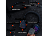 Auriculares gaming - Astro A30, Bluetooth, 27hs de batería, Micrófono desmontable, Compatible con Xbox/NSW/PC y Android, Azul