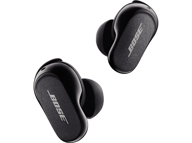 Auriculares True Wireless - Bose QuietComfort Earbuds II, Intraurales, Cancelación de ruido, 6h, Bluetooth, Negro