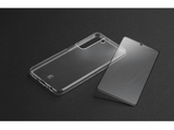Funda + protector pantalla - Cellular Line PROTKITGALS22PLT, Para Samsung Galaxy S22 Plus, Goma, Transparente