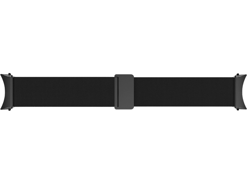 Recambio correa - Samsung Milanesa GP-TYR87, Para Galaxy Watch4, Cierre metálico, Talla M/L, Negro