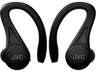 Auriculares deportivos - JVC HA-EC25TBU, Bluetooth, Autonomía 30 h, Micrófono, Asistente voz, Negro
