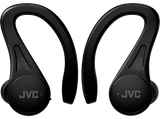 Auriculares deportivos - JVC HA-EC25TBU, Bluetooth, Autonomía 30 h, Micrófono, Asistente voz, Negro