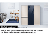 Frigorífico combi - Samsung BESPOKE RB34A7B5D39, 344 l, No Frost, 185.3 cm, All-Around Cooling, Satin Beige