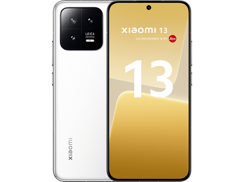 Móvil - Xiaomi 13, Blanco, 256 GB, 8 GB RAM, 6.36 FHD+ AMOLED 120 Hz, Snapdragon® 8 Gen 2 , 4500 mAh, Android 13 - MIUI 14