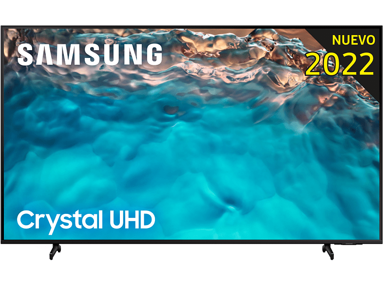 TV LED 55 - Samsung UE55BU8000KXXC, UHD 4K, Procesador Crystal 4K, Smart TV, Negro