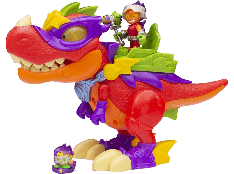 Figura - Magicbox Superdino V-Rex, 2 Pilas AAA, Plástico, Multicolor