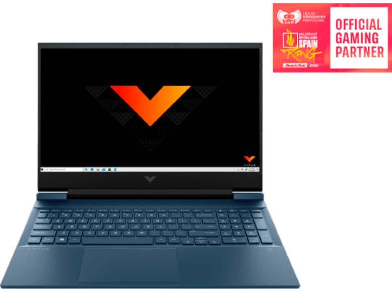 Portátil gaming - HP Victus 15-FA0001NS, 15.6, Full HD, Intel® Core™ i5-12500H, 16GB RAM, 512 SSD, GTX 1650, Sin sistema operativo, Azul