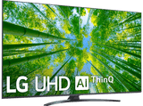 TV LED 55 - LG 55UQ81006LB, UHD 4K, Inteligente a5 Gen5 AI Processor 4K, Smart TV, DVB-T2, Negro