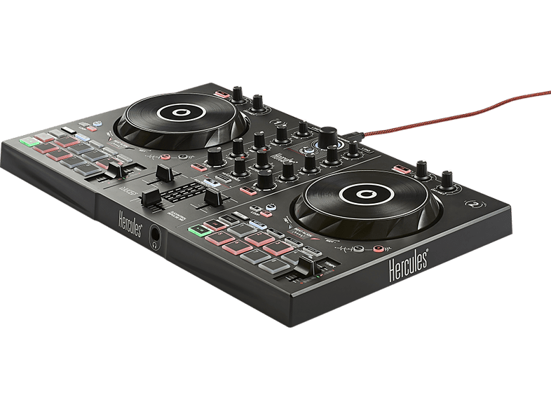 Controladora DJ - Hercules DJ Control Inpulse 300, 16 pads, 8 modos, Jog wheels grandes