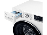 Lavadora carga frontal - LG F6WV7510PRW, 10.5 kg, 1600 rpm, 14 programas, AI Direct Drive™, Blanco