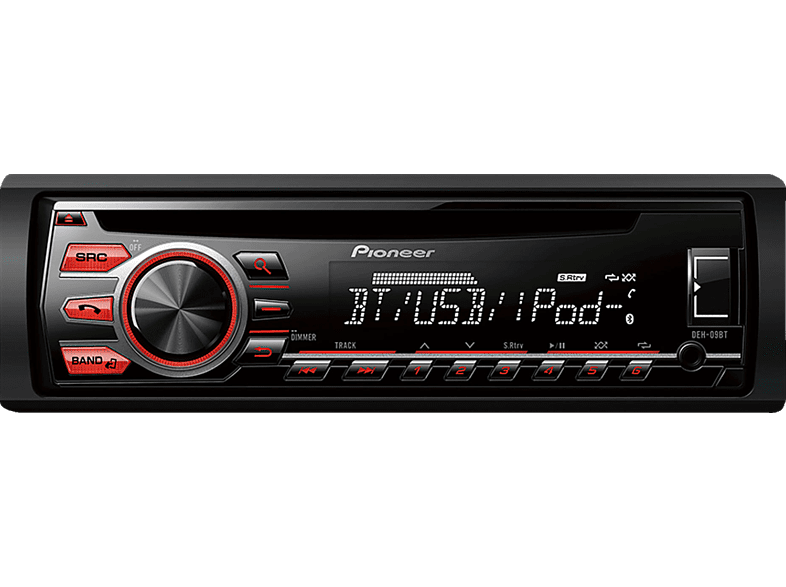 Autorradio - Pioneer DEH-09BT, Radio CD, USB, Bluetooth