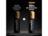 Pilas AA - Duracell PLUS MX1500 AA LR06 / LR6, Pilas alcalinas 1.5 V,  Paquete 12 unidades, Negro