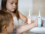 Cepillo eléctrico - InnoGIO GIO-450PINK, Para niños, Sónico, Función de memoria, IPX7, Luces de colores, Rosa