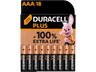 Pilas AAA - Duracell PLUS MN2400 AAA LR03 / LR3, Alcalinas , 1.5 V, Paquete de 18 pilas, Negro