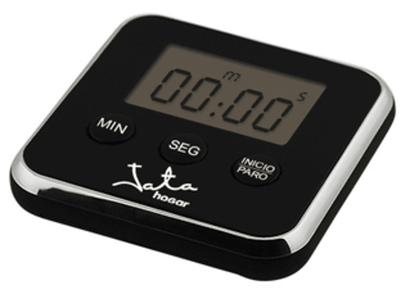 Balanza de cocina - Jata 730 Jamaica, Temporizador Con Alarma Incluido, Carga Máxima 5 kg, Negro