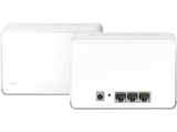 Sistema WiFi Mesh - Mercusys Halo H70X, 1800 Mbps, 2 Unidades, 150 Dispositivos, WiFi 6, Blanco