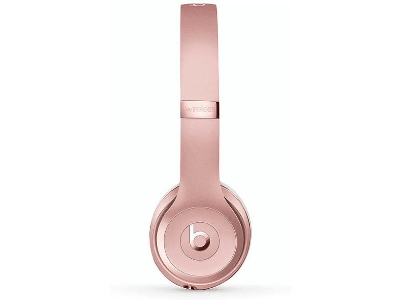 Auriculares inalámbricos - Beats Solo 3, De diadema, Bluetooth, Supresión de ruido, Hasta 40h, Oro rosa