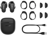 Auriculares True Wireless - Bose QuietComfort Earbuds II, Intraurales, Cancelación de ruido, 6h, Bluetooth, Negro