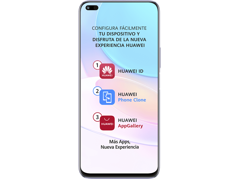Móvil - Huawei Nova 8i, Plata, 128GB, 6GB, 6.67 Full HD+, Cuádruple cámara, Super Charge, 4300mAh, Android
