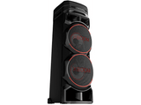 Altavoz Bluetooth - LG RNC9, Luces Multi Color, Efectos DJ. Función karaoke. Efectos de Voz, Negro