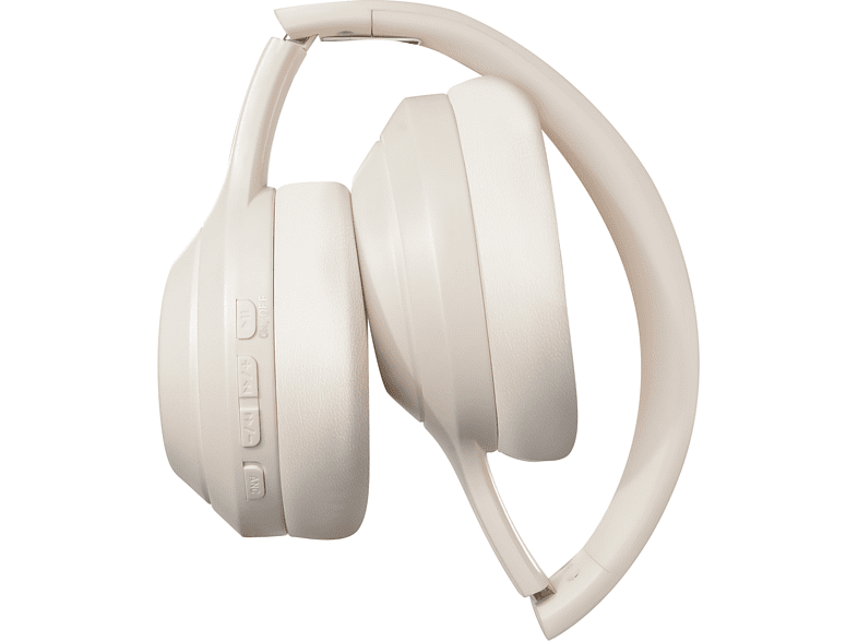 Auriculares inalámbricos - Vieta Pro Silence 2, Dual Pairing, ANC -25dB; 20h, Bluetooth, Blanco