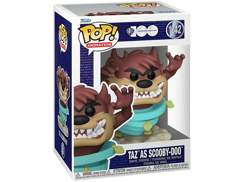 Figura - Funko Pop! Looney Tunes: Taz As Scooby, Vinilo