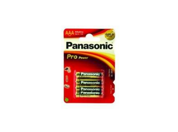 Pilas AAA - Panasonic LR03 Pro Power, 1.5 V, 4 uds