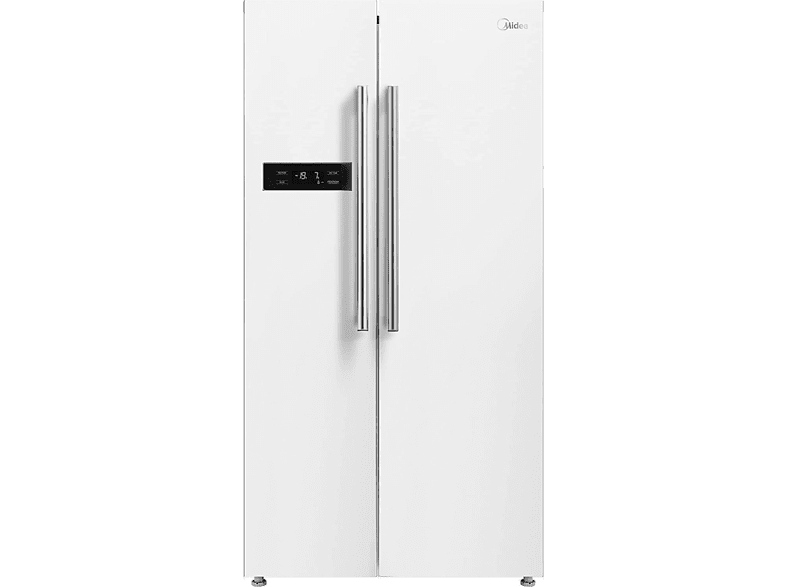 Frigorífico americano - Midea MDRS710FGF01, No Frost, 176.5 cm, 532 l, Tri-Cooling System, Blanco